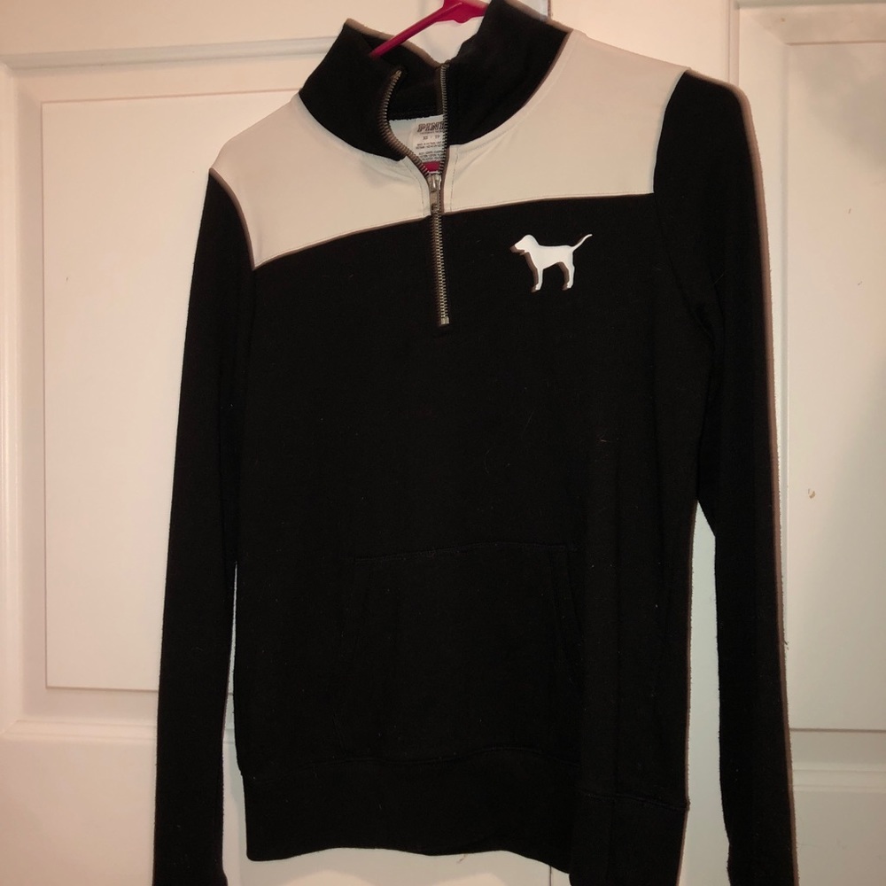 Pink sweatshirt lightly used. No stains